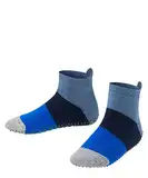 FALKE Unisex Kinder Hausschuh-Socken Colour Block K HP Baumwolle rutschhemmende Noppen 1 Paar, Blau (Denim 6666), 27-30