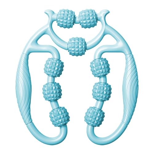 Cellulite Massagegerät, Manuelles Anti-Cellulite-Massagegerät in ergonomischer, Manuell, Klinisch Nachgewiesene Wirksamkeit, Blau, für Beine Po Arme und Bauch Körperformung mit Tiefenwirkung
