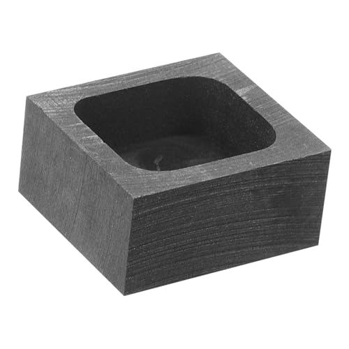 Uonlytech Graphit Gussform für Edelmetallverarbeitung Hochtemperatur Schmelzform Graphit Glatte Oberfläche für Diy Projekte Wissenschaftsanalysen und Schmuckherstellung