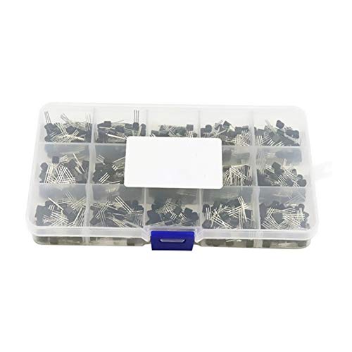 YINGJUN 15 Wert 600 stücke Transistor bis-92 Box Kit A1015 A733 C185 S8550 S9012 S9013 S9014 S9012 S9013 S9014 S9015 2N3904 2N3906 2N5401 2N5551