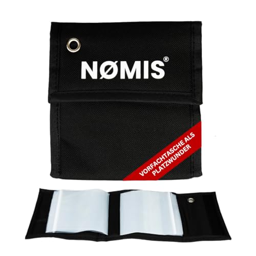 NØMIS Vorfachtasche Angeln | Kunstködertasche | Hakentasche | Tackle Bag | Perfekter Organizer für Angelsets und Angelmontagen | Vorfachmappe Angeln | Angelscheinmappe | Angeltasche