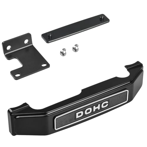 CHINGLAY Gabelrohrabdeckung – Kompatibel mit Kawasaki Z900RS 2018-2025 Dekorative Abdeckung der Hupe unter dem Scheinwerfer – CNC-gefrästes Aluminium Custom-Teil Zubehör (Schwarz)