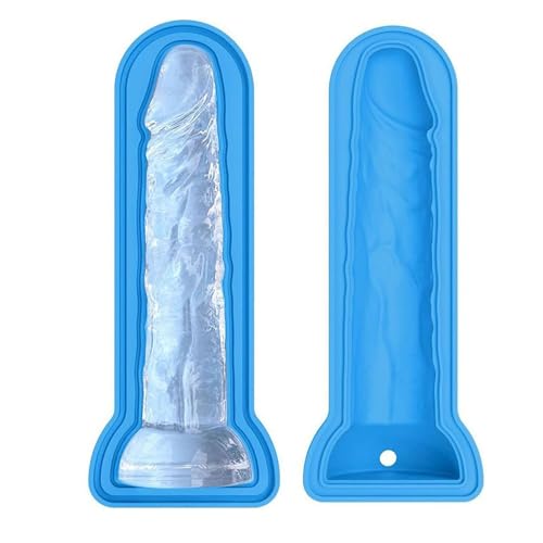 Generic 18cm Kleiner Penis Dildo für Frauen,Adult Prank Eiswürfelform Schalen Spaß Formen, Silikon personalisierte Eiswürfelform für Eis Kühlen