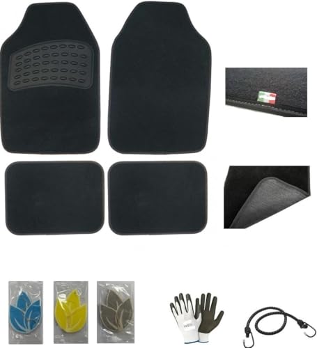 KOMPATIBEL MIT Jeep Wrangler Unlimited 2.8 CRD Rubicon A. 4 Auto-TEPPICHMATTEN MIT Rutschfester Unterseite,DIE AUF DEM Boden KLEBEN+FERSENLEISTE,WASCHBAR,ANTISTATISCH,ROBUST