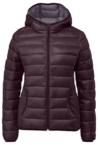 s.Oliver Damen 2147959 Steppjacke mit Kapuze, 4988 Lila, L