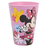 WIEDERVERWENDBARER KINDERBECHER AUS BPA-FREIEM KUNSTSTOFF 430 ML | MINNIE MOUSE MOUSE SPRING LOOK