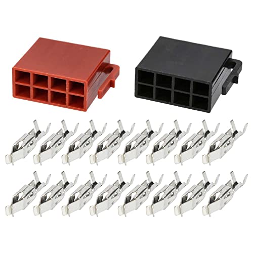 Audioproject A412 - Autoradio Radioadapter Set - Universal ISO Stecker - Gehäuse + 16 Kontakte Crimp Lautsprecher + Strom Kfz kompatibel mit VW Opel Ford Mercedes