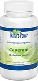 Cayenne | hochdosiert | 500 mg pro Kapsel | ohne Zusatzstoffe | 100% natürlich | 60 pflanzliche Kapseln | vegan & gentechnikfrei | von NATURE POWER