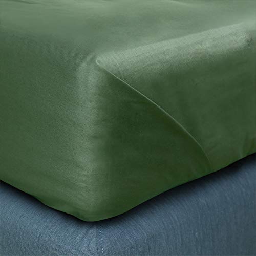 G BETTWARENSHOP Satin Haustuch Bettlaken Forest, 240x280 cm