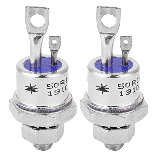 SCR-Thyristor, 50RIA120 50A 1200-V-Thyristor-Gleichrichter mit Schrauben, für konvetergesteuerte batterieleistungsgesteuerte Motorsteuerung (2 Stück)