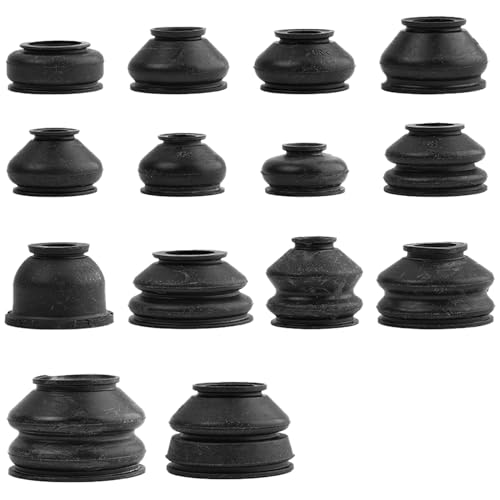 AUTOXBERT 14x Gummi Kugelgelenk Spurstangen köpfe Staubkappe Lenkstange Staubschutzhaube aus Silikon Spurstangenkopf und Kugelgelenk