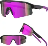 ER00 Eazyrun Polarisierte Sport-Sonnenbrille für Radfahren, Laufen, MTB, Baseball, Softball, Strandvolleyball F24