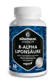 R-Alpha-Liponsäure hochdosiert, 200 mg je Kapsel, vegan, 2 Monatskur, natürliche Form der Thioctsäure, Qualitätsprodukt, Bioaktive Nahrungsergänzung ohne unnötige Zusätze, Made in Germany