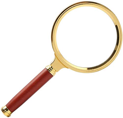 HD Handheld Optical Lupe Lupe Kinder 10 Studenten Leselupe 20 Dreimal eine Lupe, um den Alten Telefondienst zu sehen, um das natürliche HD 80MM zu erkunden