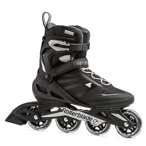 Rollerblade Men ZETRABLADE Inline-Skates 4, SCHWARZ/Silber, EU: 42 (UK: 8 / US: 9)