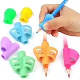 PROPOG 8 Stück Schreibhilfe für Stift Kinder, Stifthalter Kinder Hilfe Silikon Schreibhilfe Stifthaltung Ergonomische Stifte Kinder für Linkshänder oder Rechtshänder