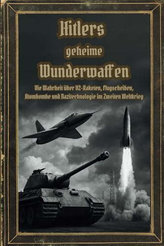 Hitlers geheime Wunderwaffen: Die Wahrheit über V2-Raketen, Flugscheiben, Atombombe und Nazitechnologie im Zweiten Weltkrieg (Dunkle Mysterien & ... und okkulten Geheimnisse der Geschichte)