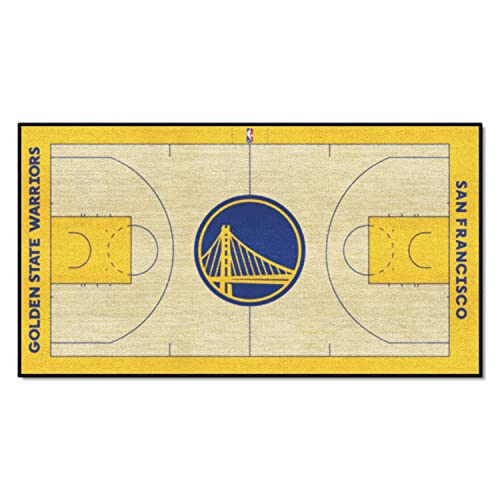 FANMATS 9487 NBA Golden State Warriors Nylon Face NBA Court Runner, klein, Team-Farbe, 61 x 111 cm