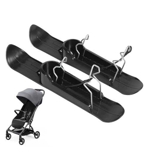 Skiaufsatz Kinderwagen, Balance Cycling Schnee-Ski-Set, Kinder Scooter Schneeschlitten, Ski Für Kinderwagen, Snow Ski Scooter, Schnee Scooter Schienen, Kinderwagen Ski Für Kinderwagen, Rollatoren