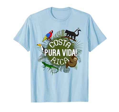Pura Vida Costa Rica T-Shirt! Partytiere! T-Shirt