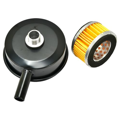 Luftkompressor Schalldämpfer Filter, Schalldämpfer Filter, Ansaugschalldämpfer Filter Luftkompressor, Luftsieb Schalldämpfer Schalldämpfer, Metall Schalldämpfer Filter Effektiver Geräuschreduzierer