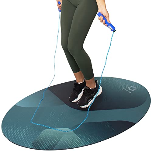Springseil Matte | Jump Rope Mat als Unterlage für das Springseil | Springseilmatte zum Schutz vor Verletzungen, Böden und Lärm | Jump Rope Matte mit Tasche