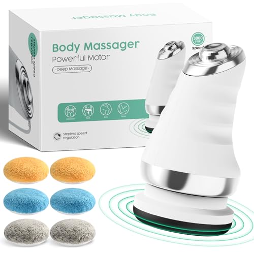 Cellulite massagegerät anti cellulite Handmassagegeräte-lymphdrainage gerät mit 3 waschbaren Pads-cellulite massagegerät elektrisch für Bauch/Bein/Arme