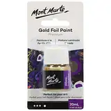 MONT MARTE Hochwertige Goldfolienfarbe, 20 ml, geeignet für Gießmalerei, hohe Pigmentstufe, schimmernde Farbe