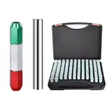 DAISHUJIE metrischer Messdorn 101 Teile/los Schritt 0,01mm Präzision Stahl Pin Gauge 1,00-2,00-3,00-4,00-5,00-10 Glatte Gauge Loch Gauge Set pin Mess Werkzeug(1.00-2.00mm 101pcs)