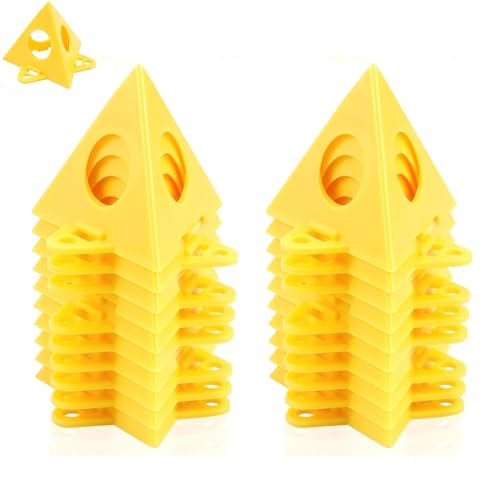 20 Stück Pyramidenständer Maler, Pyramiden Stands Farbständer für Leinwände Mini-Kegel-Farbständer für einen sauberen Farbauftrag für Leinwand und Möbel
