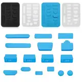 64 Stück Staubschutzstecker USB C + USB A + HDMI Dust Caps Staubschutz Stöpsel für Desktop PC, Smartphone, Laptop, Handy, Kabel Schutzkappe Anschluss Staubstöpsel Lajup Schutzkappe Staubstecker