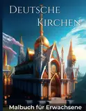 Deutsche Kirchen: Malbuch für Erwachsene | Ausmalen zur Entspannung und zum Stressabbau für Frauen und Männer