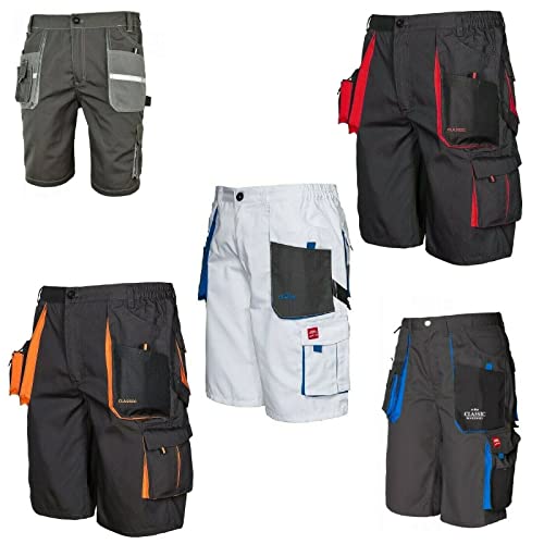 Herren Arbeitsshorts Shorts Bundhose Arbeitshose Classic, 50, Orange