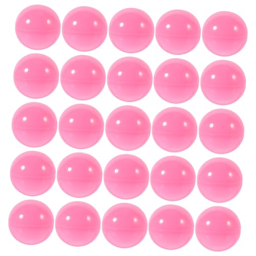 WHAMVOX Tombola 50 Stück Lotteriekugel Rosa Kugeln Nummeriert Kapselmaschinenbälle Nahtlose Bälle 121 Krocket Kapselkugeln Tischtennisball Tischfussball Toy Partyzubehör Spielzubehör Pvc