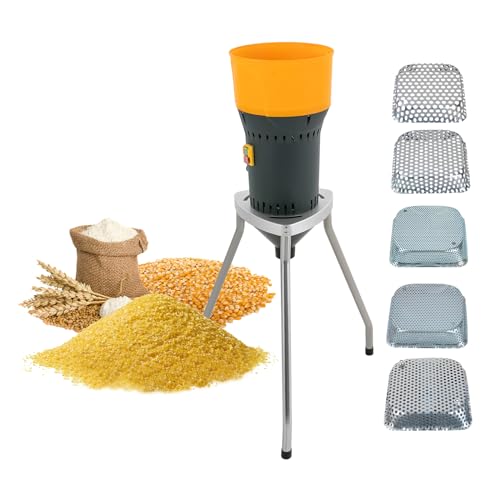 Getreidemühle, Elektrische Kornmühle Schrotmühle, Kommerzielle Heimbrauer Mühle Malzmühle für Weizen Sesam Malz Kräuter Getreide,Grain Crusher Malt Mill (1000W 25L-300KG/h)