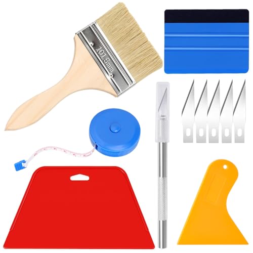 Tapezierwerkzeug Tapezierset Tapetenschneider Professionelle Wallpaper Tools Wallpaper Kit Tapetenwerkzeug für Auto Vinylfolie Tapete Fensterfolien Installation