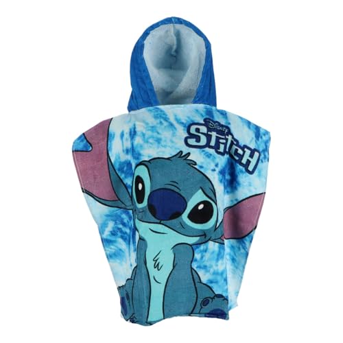 Lilo & Stitch Poncho mit Kapuze, Multicolor, Einheitsgröße