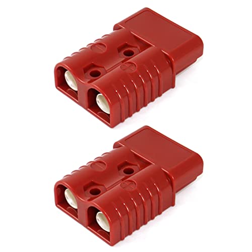 QWORK® 175 Amp Batterie Stecker, AWG 1/0 Steckverbindung Schnellverbinder für Gabelstapleranhänger