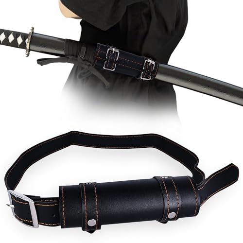 Nizirioo Katana Schwerthalter mit 105cm Gürtel Robuster Gürtel für bequemes Tragen Perfektes Cosplay und Samurai-Enthusiasten Zubehör für Nachstellungen Hochwertiges Accessoire für Samurai-Fans