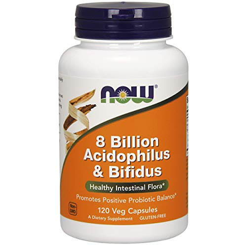 Now Foods 8 Bilion Acidophilus&Bifidus, 120 vcapsules