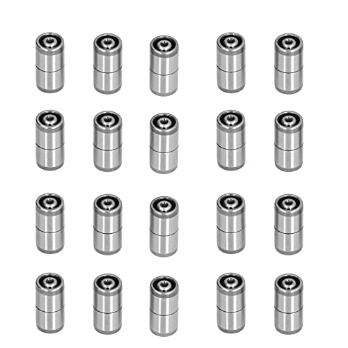 BORDSTRACT Führungssäulenhülse, 20 Sätze Metallbuchsen, Genaue Positionierung von Formzubehör 10x7x10x10, Führungsstifthülse Für Metallhilfszubehör Der Elektronikindustrie