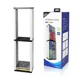 Ruiqas Spiel Disc Halter Video Storage Tower Rack Halten 36pcs Spiel Discs für PS5, XBOX ONES, N-Switch