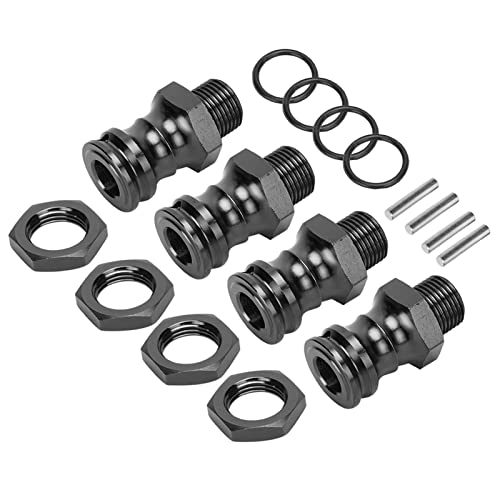KIMISS Rc Spurverbreiterung 1/8 1/8 Rc Spurverbreiterung 17 Mm Sechskant 4 Stück Aluminium 17 Mm Sechskant 23 Mm Radverlängerungsadapter für 1/8 Rc Automodell Radverlängerungsadapter