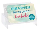 Einatmen, Ausatmen, Lächeln: 70 kleine Auszeiten | Mehr Achtsamkeit und Entspannung für dich: 70 Karten mit inspirierenden Sprüchen und Zitaten