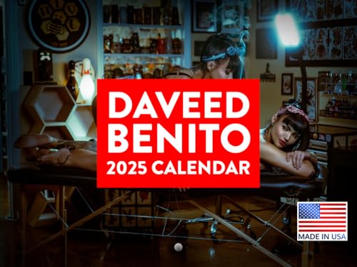 Schöne Frauen Modellfotos Daveed Benito Kalender 2025 Wandkalender Monatlicher Wandkalender 12 Monate | Amerikanische Herstellung in den USA