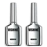 Vishine Nagellack, semi-permanent, ultra-glänzend, 2 x 16 ml, Top Coat, kein Wischen