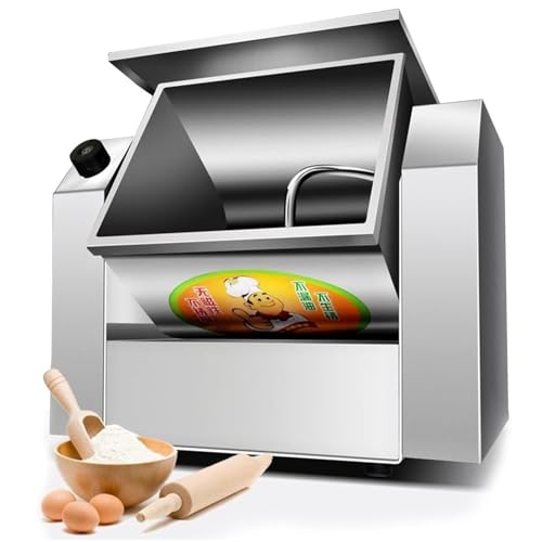 ZenSeFarin 3kg/5kg/7kg/8.5kg Knetmaschine Pizzateig Teigmischer Teigmixer mit Timing-Funktion, Kommerzieller Mixer 1100/1500 W Edelstahl-Teigmixer, Perfekt für Bäckerei-Pizzeria,8.5kg