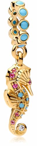 MSPOVOF Seepferdchen Charms S925 Sterling Silber Anhänger für Armbänder und Halsketten Frauen Schmuck Geschenk