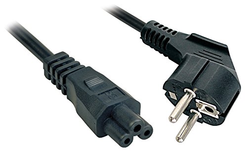 LINDY 30406 - Netzkabel für Notebooks mit Schukostecker und C5 Kupplung, 3m