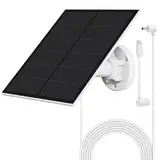 Solarmodul für Ring Kamera,5W Kamera Solarpanel kompatibel mit Ring Spotlight Cam Akku & Stick Up Cam Akku, Stick Up Cam 2. und 3. Gen. mit Fassstecker